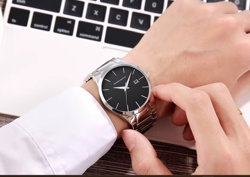 Reloj Masculino HUDSON Silver Steel 40 mm