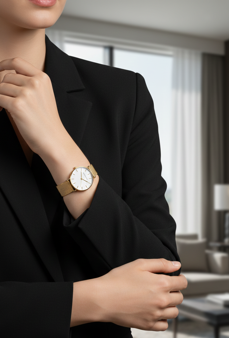 Reloj Femenino Aura Gold 36 mm