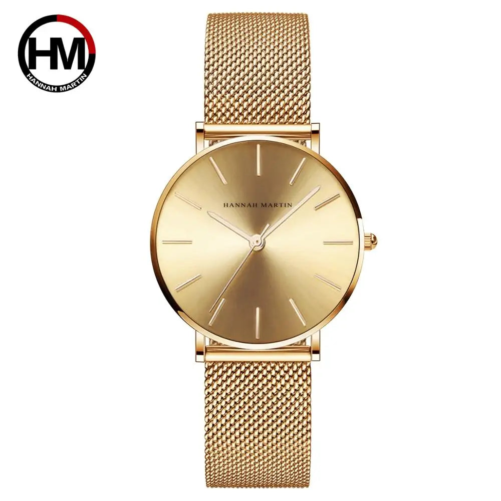Reloj Femenino Aura Full Gold 36 mm