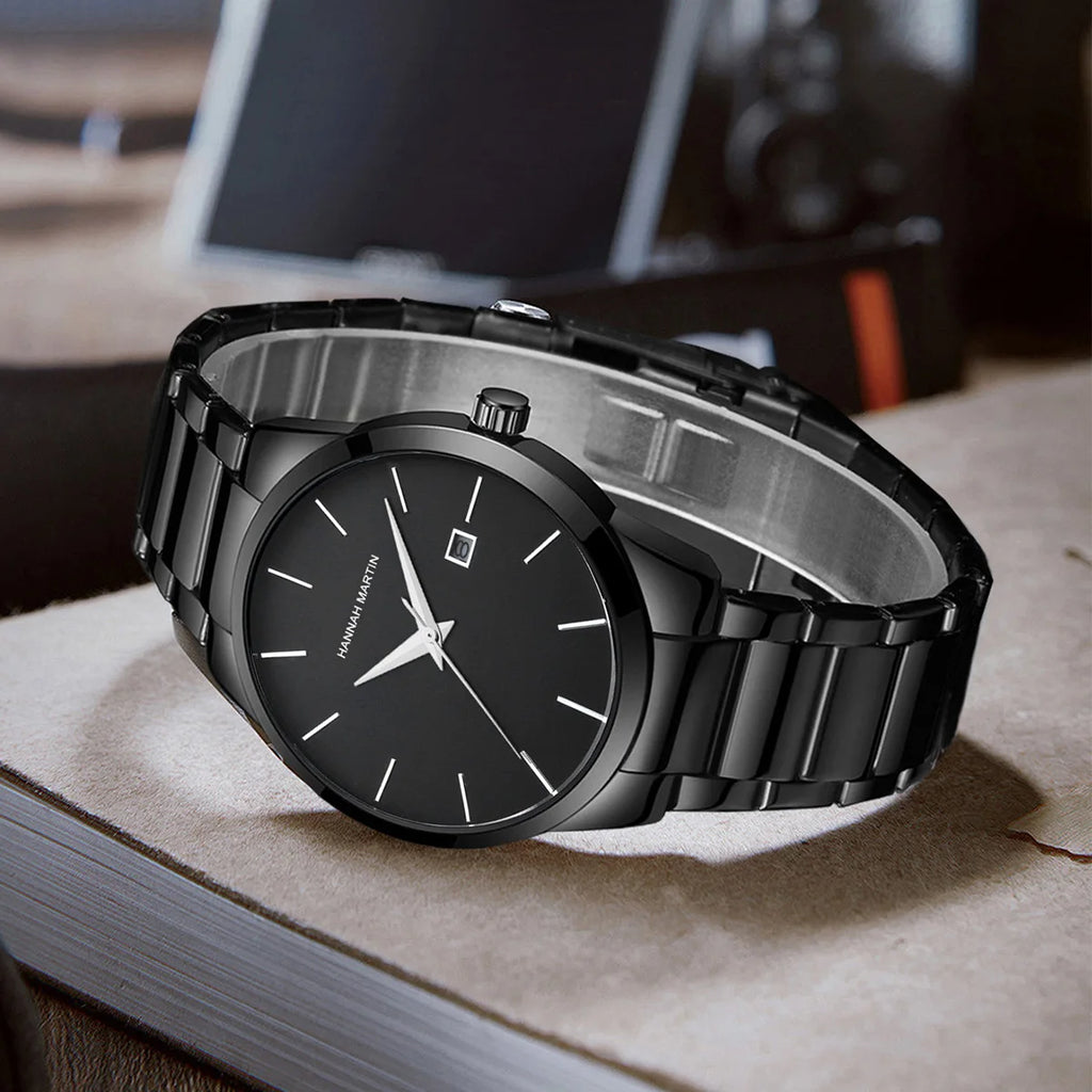 Reloj Masculino HUDSON Steel Black Silver 40 mm